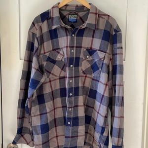 LA Police Gear Back Up Flannel XL